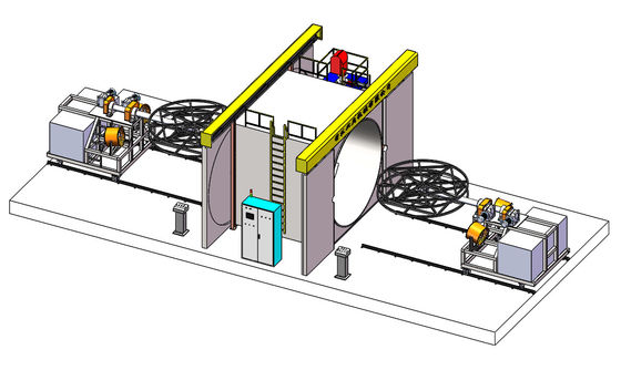 Máy quay vòng 2 cánh tay Loại lò tùy chỉnh