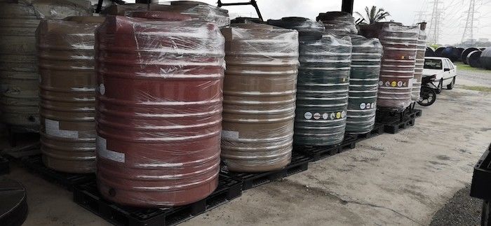 Vùng chứa nước dọc khuôn quay vật liệu thép nhẹ nhàng nhựa bình nhiên liệu hóa thạch khuôn quay